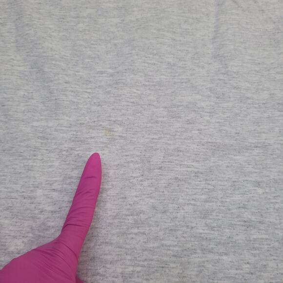 Vintage 90s Floral Christian Shirt Womens Large 21x26 Gray - Picture 6 of 13